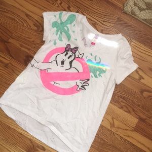 DIYed ghostbusters shirt